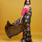 Black Barfi Saree