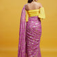 Purple Barfi Saree