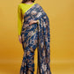 Navy Barfi Saree