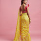 Yellow Barfi Saree