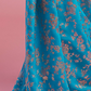 Turquoise Barfi Saree