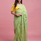 Lime Barfi Saree