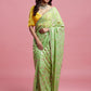 Lime Barfi Saree