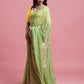 Lime Barfi Saree