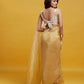 Gold Organza Saree