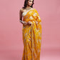 Mustard Barfi Saree Set