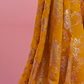 Mustard Barfi Saree Set