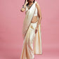 Ivory Cocktail Saree Set