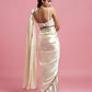 Ivory Cocktail Saree Set
