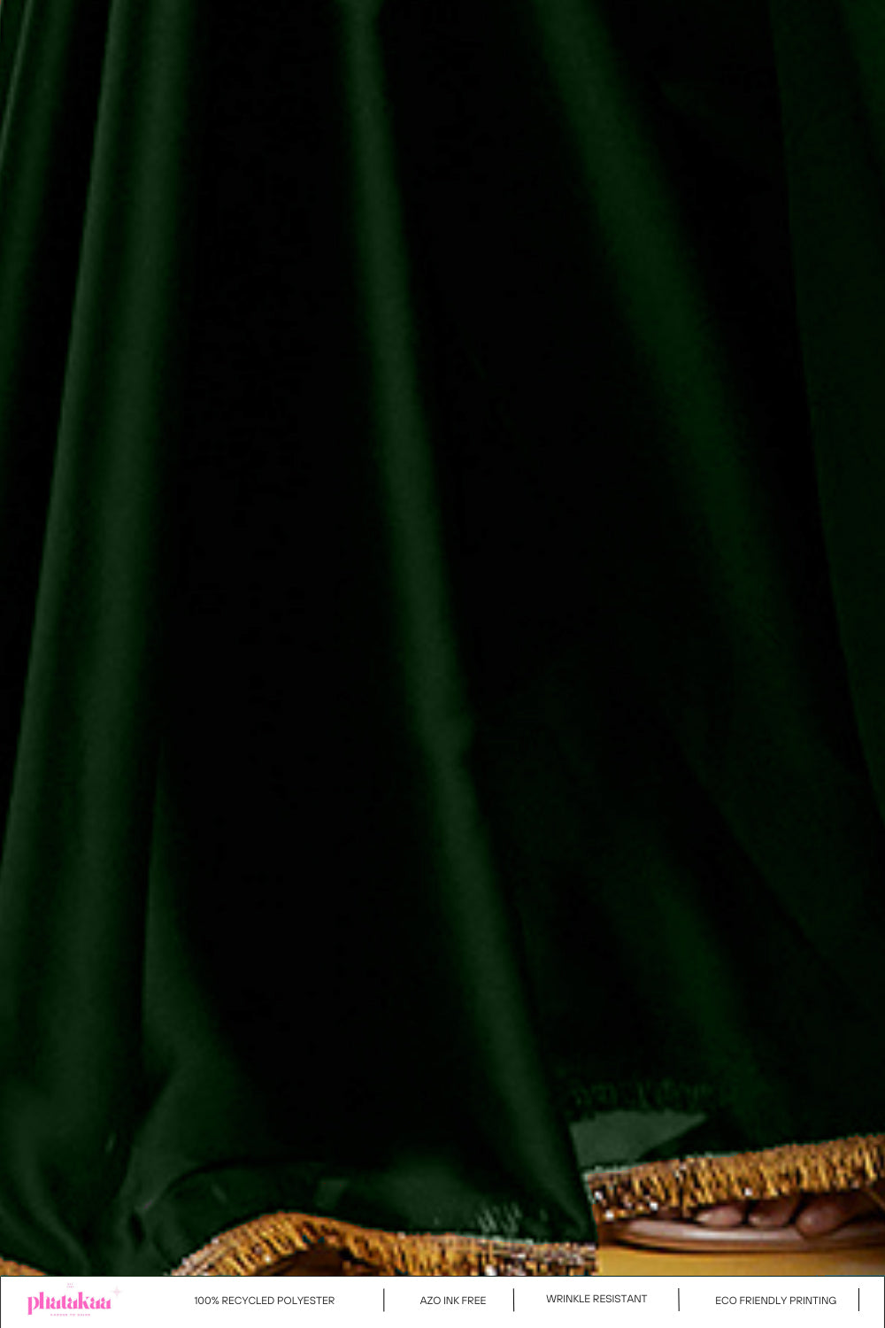 Emerald Cocktail Saree Set