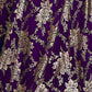 Purple Backless Vark Lehenga Set