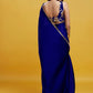 Navy Cocktail Saree
