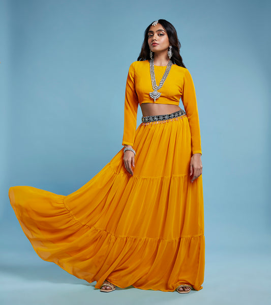 Mango Lehenga Set