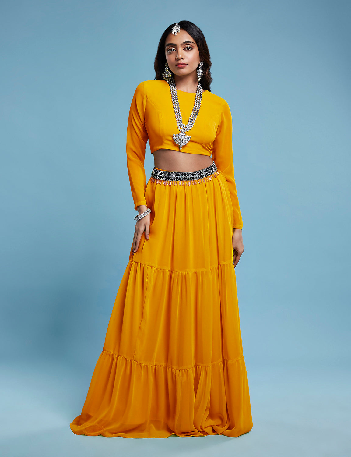 Mango Lehenga Set