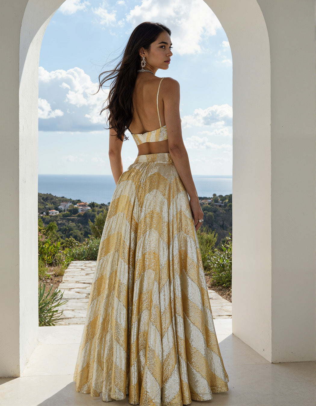 Inara Gota Lehenga Set