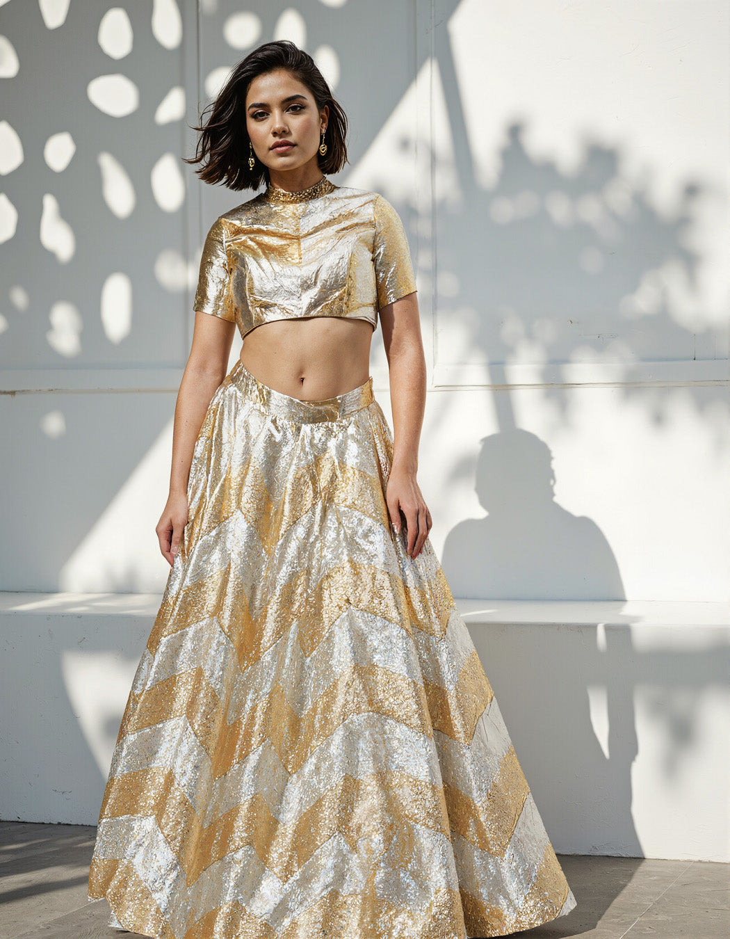 Nyla Gota Lehenga Set