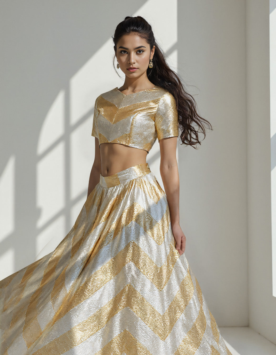 Nyla Gota Lehenga Set