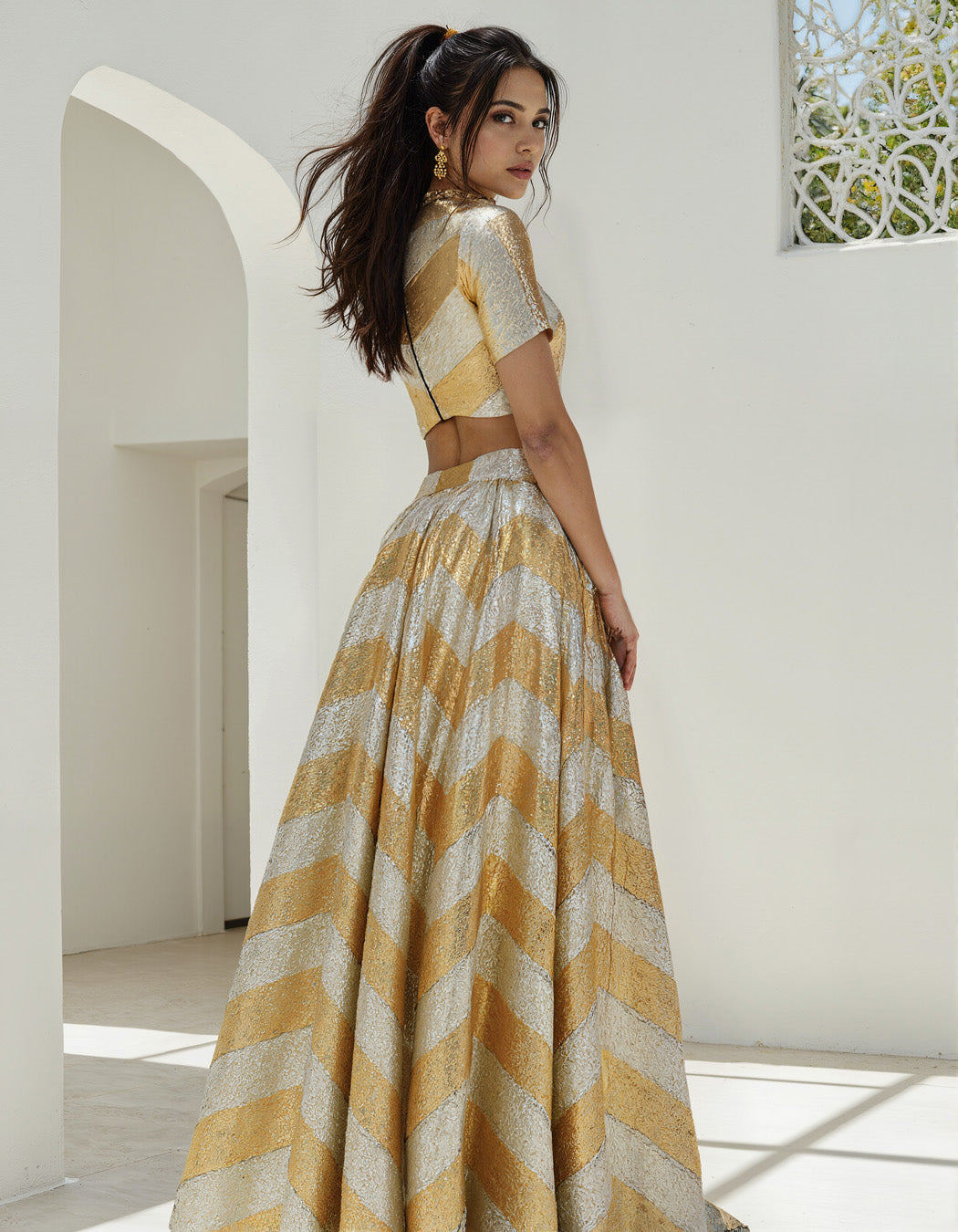 Nyla Gota Lehenga Set