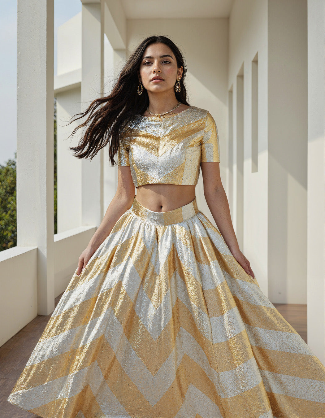 Nyla Gota Lehenga Set