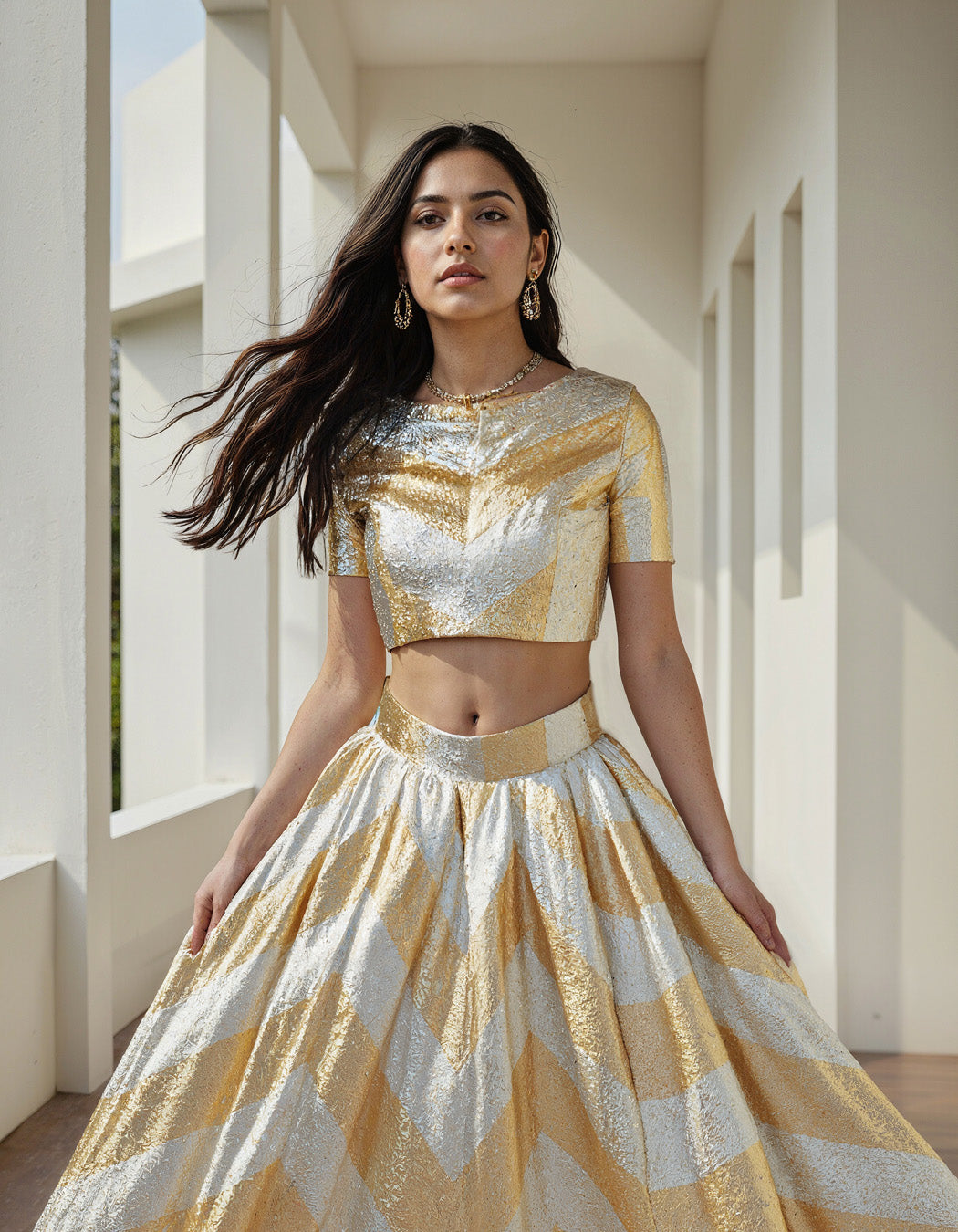 Nyla Gota Lehenga Set