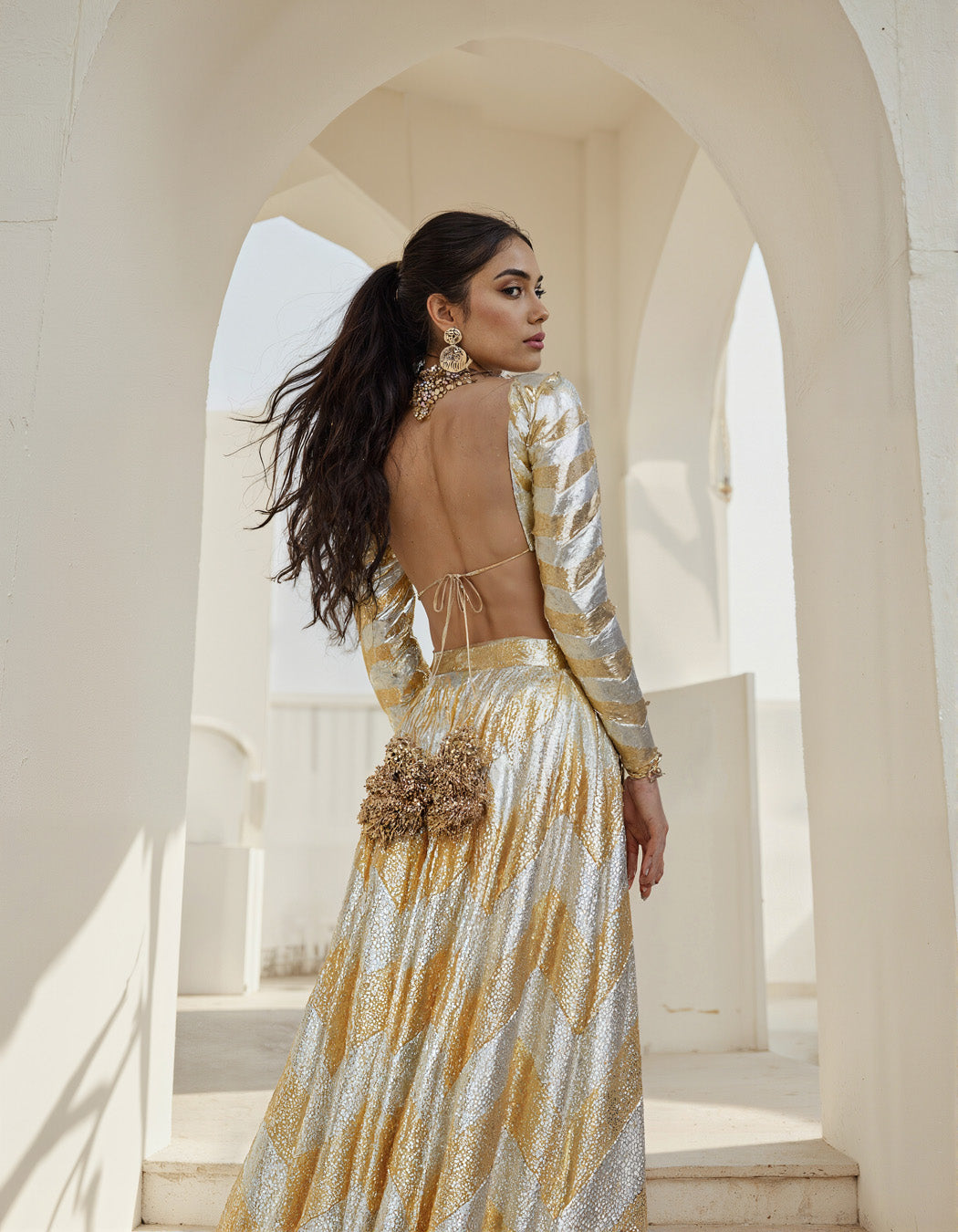 Shanaya Gota Lehenga Set