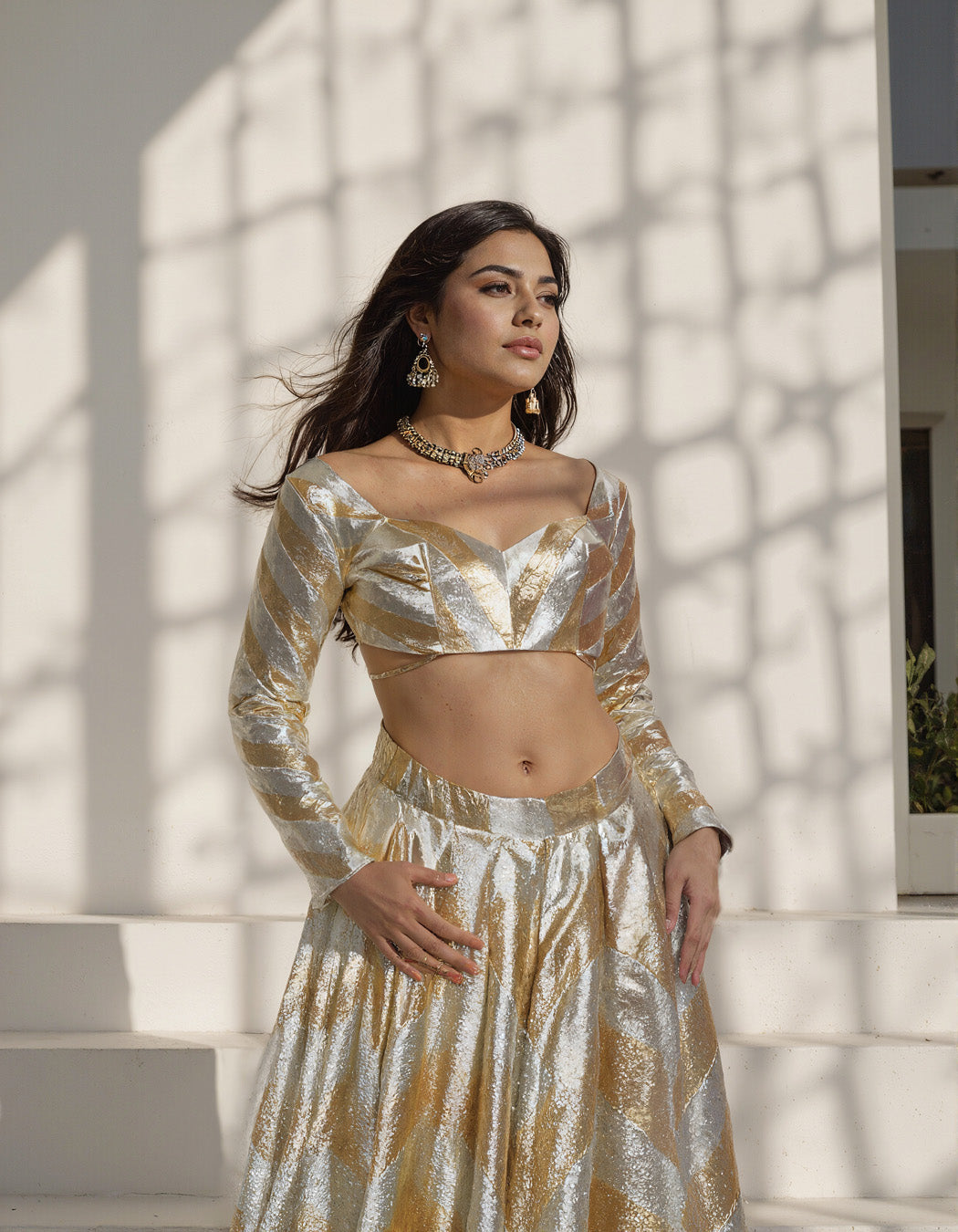 Shanaya Gota Lehenga Set