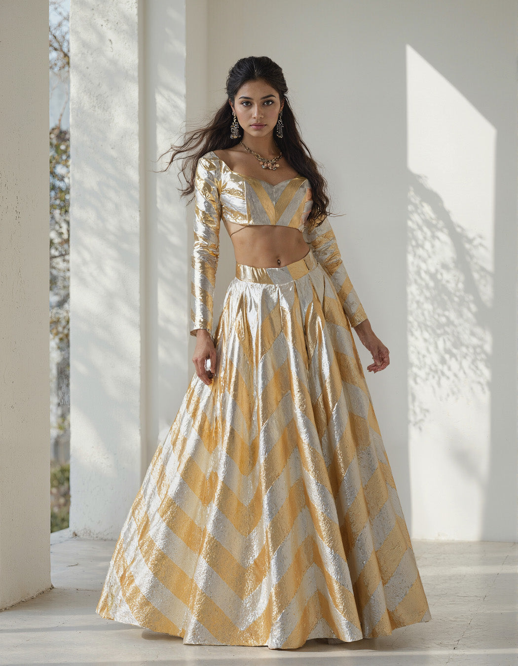 Shanaya Gota Lehenga Set