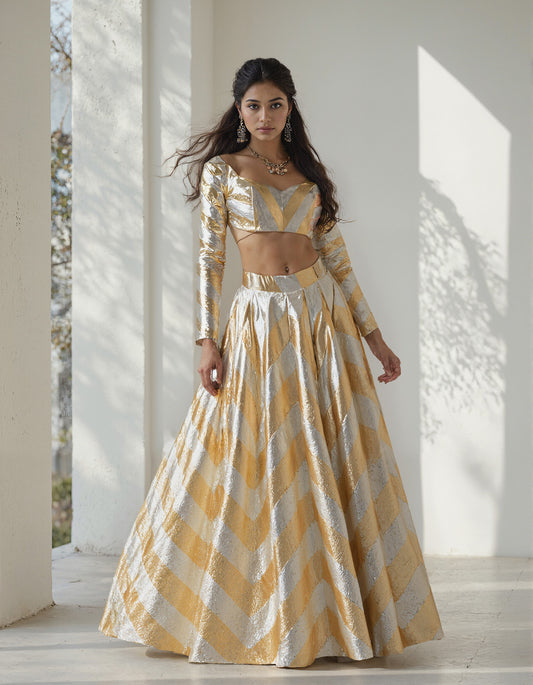 Shanaya Gota Lehenga Set