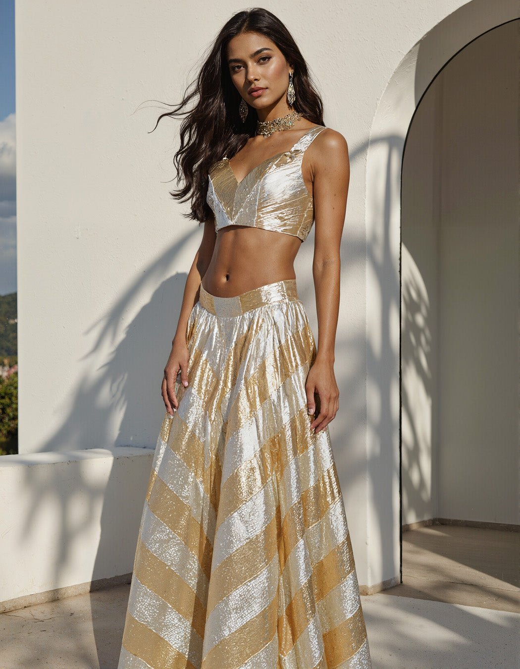 Samaira Gota Lehenga Set