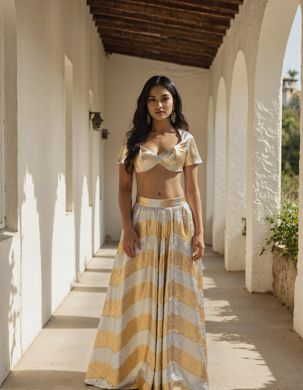 Orin Gota Lehenga Set