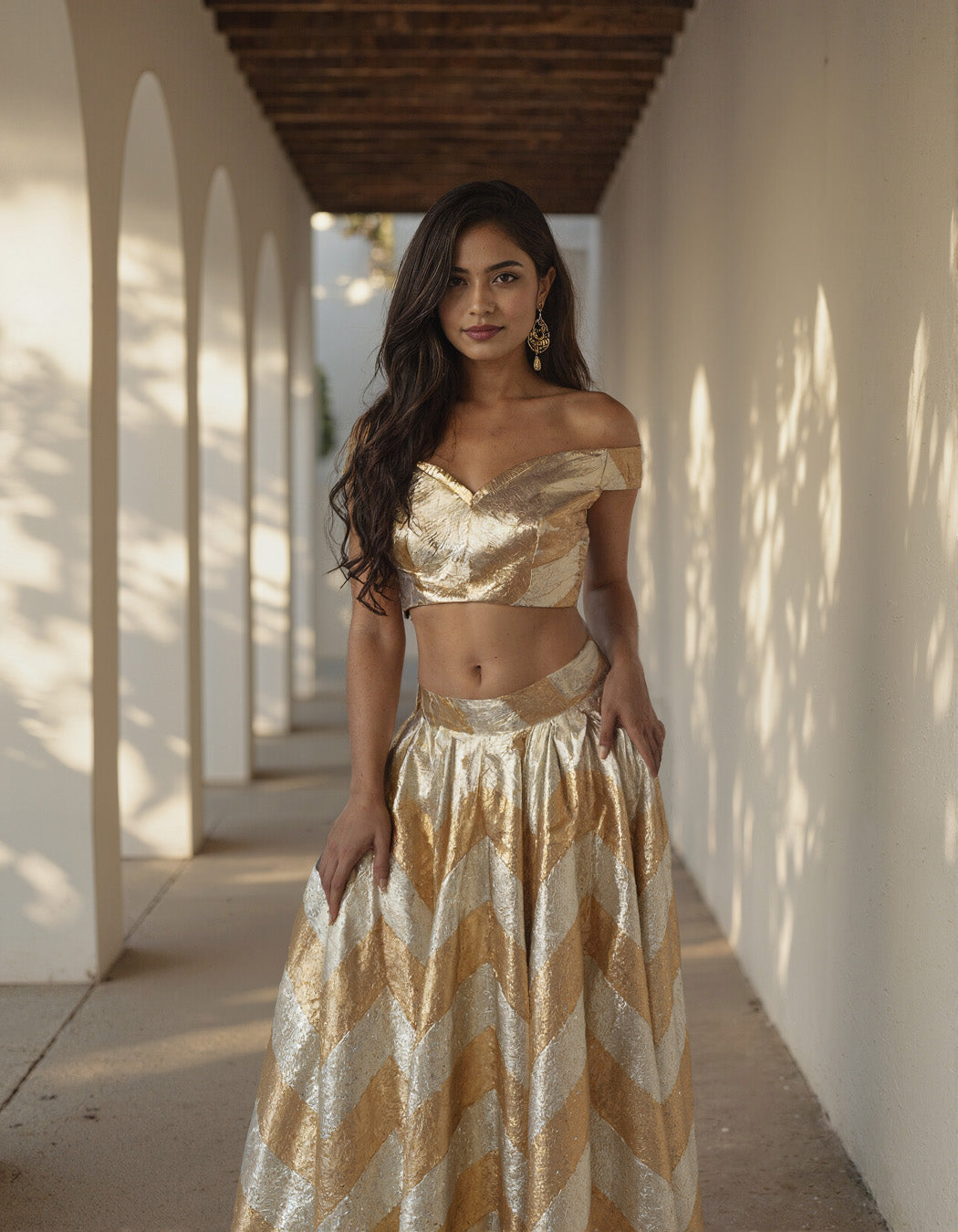 Naaya Gota Lehenga Set
