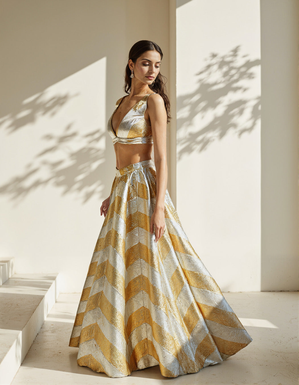 Senna Gota Lehenga Set