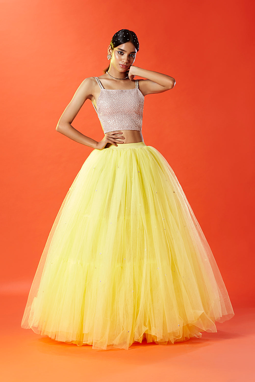 Kaira Tulle Lehenga Lehenga