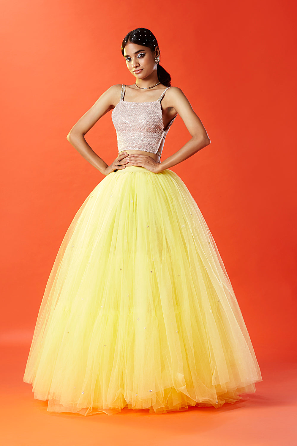 Kaira Tulle Lehenga Lehenga