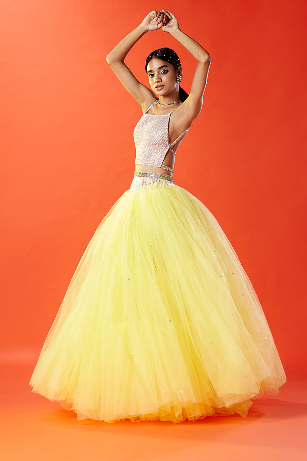 Kaira Tulle Lehenga Lehenga