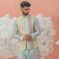Cutpipe color block  Patch Bundi-Nehru Jacket only