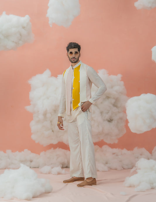 Sunny Summery Bundi-Nehru Jacket only