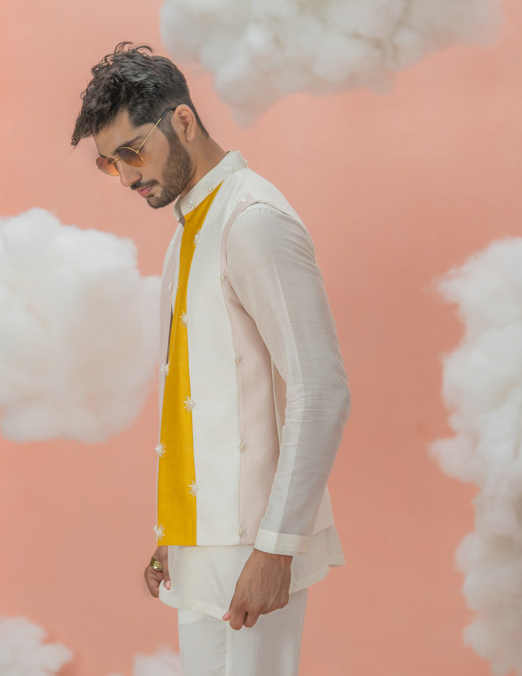 Sunny Summery Bundi-Nehru Jacket only