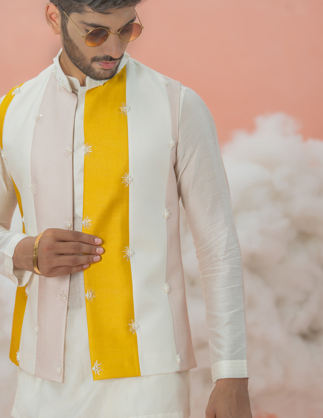 Sunny Summery Bundi-Nehru Jacket only