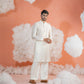 Ivory Fall Pipe Long kurta set