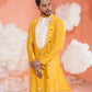 Marigold Patch Long kurta set