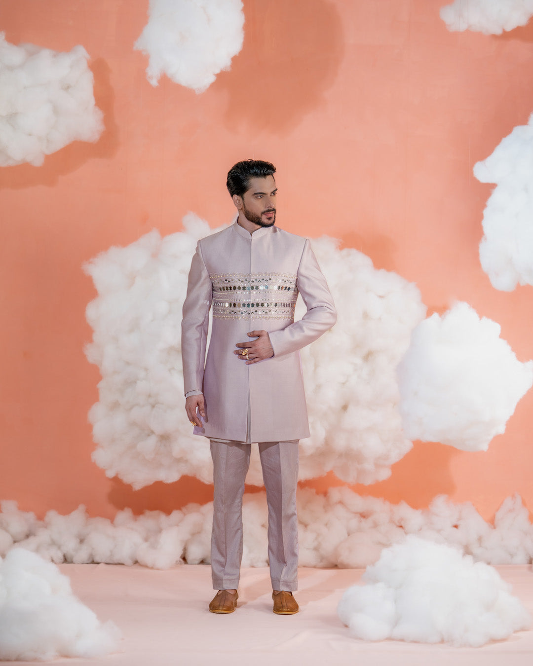 Lilac Love Short Indo set