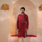 Abhyuday Maroon Kurta Set