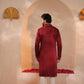 Abhyuday Maroon Kurta Set